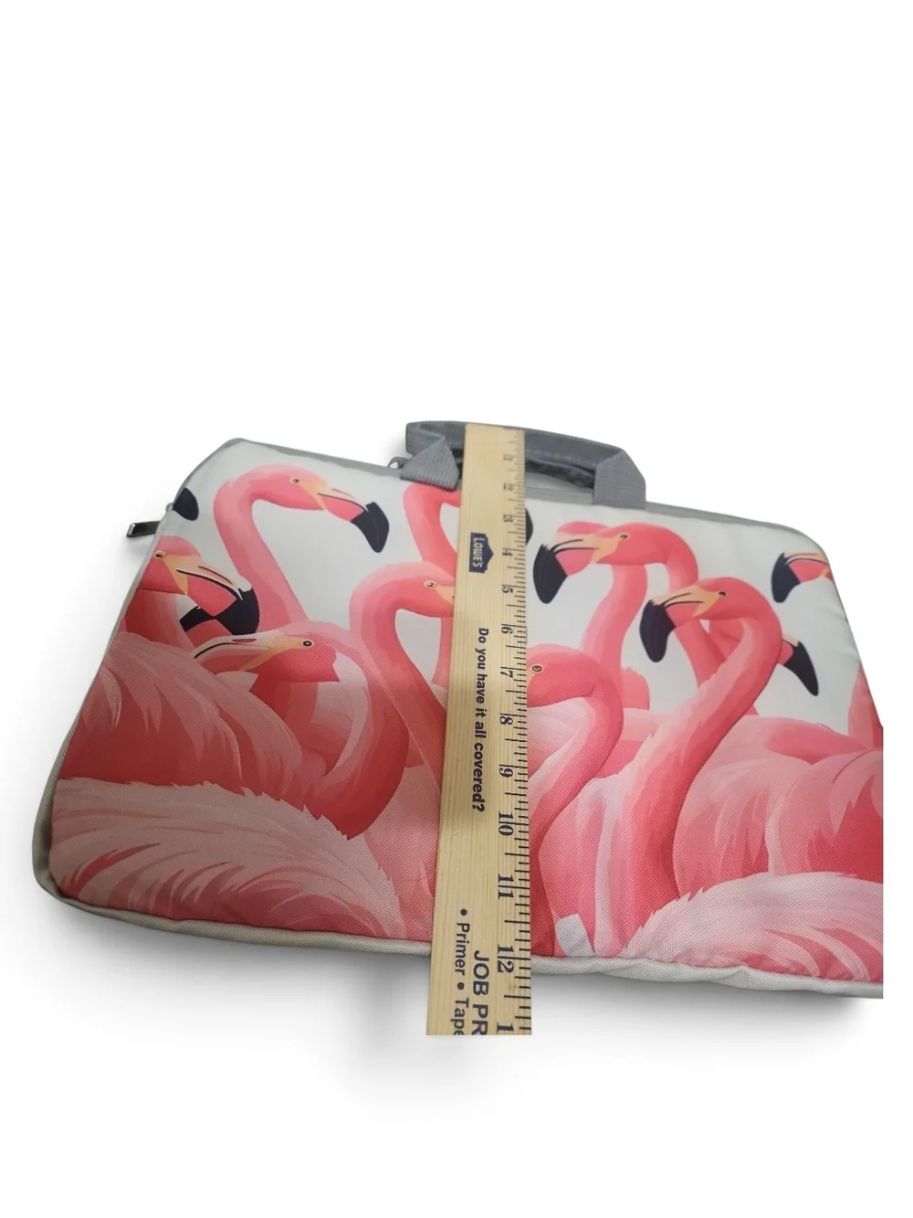Nwot Pink Flamingo Print Laptop Sleeve Bag - Unbranded